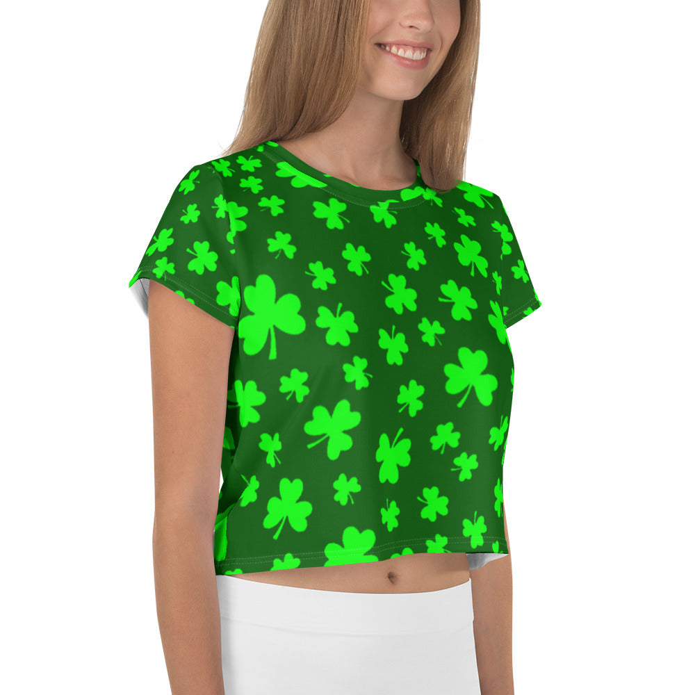 Shamrocks Crop Tee