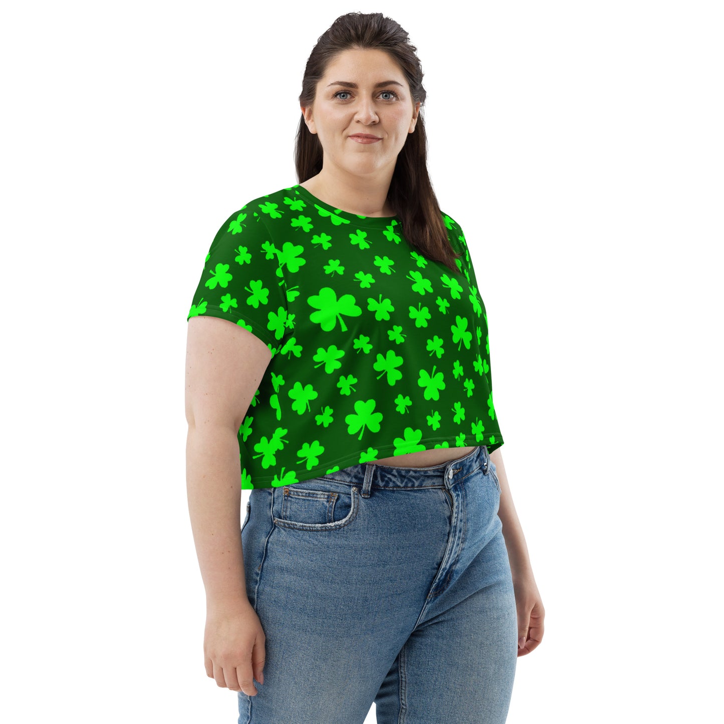 Shamrocks Crop Tee