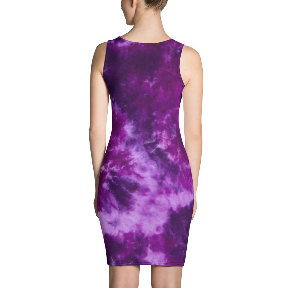 Purple Magic Sleeveless Mini Dress