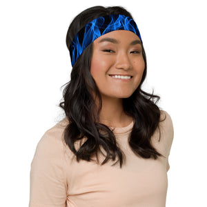 Blue Flames Headband