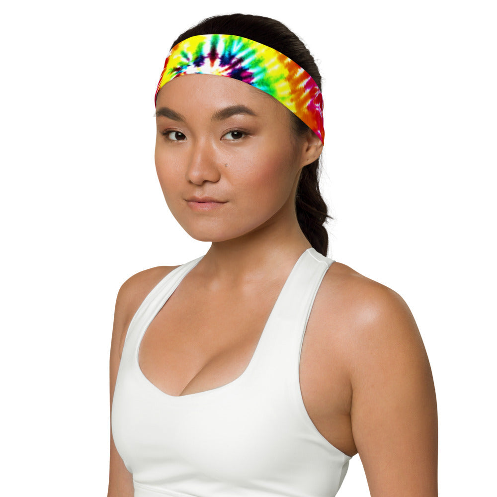 Rainbow Swirl Tie Dye Headband