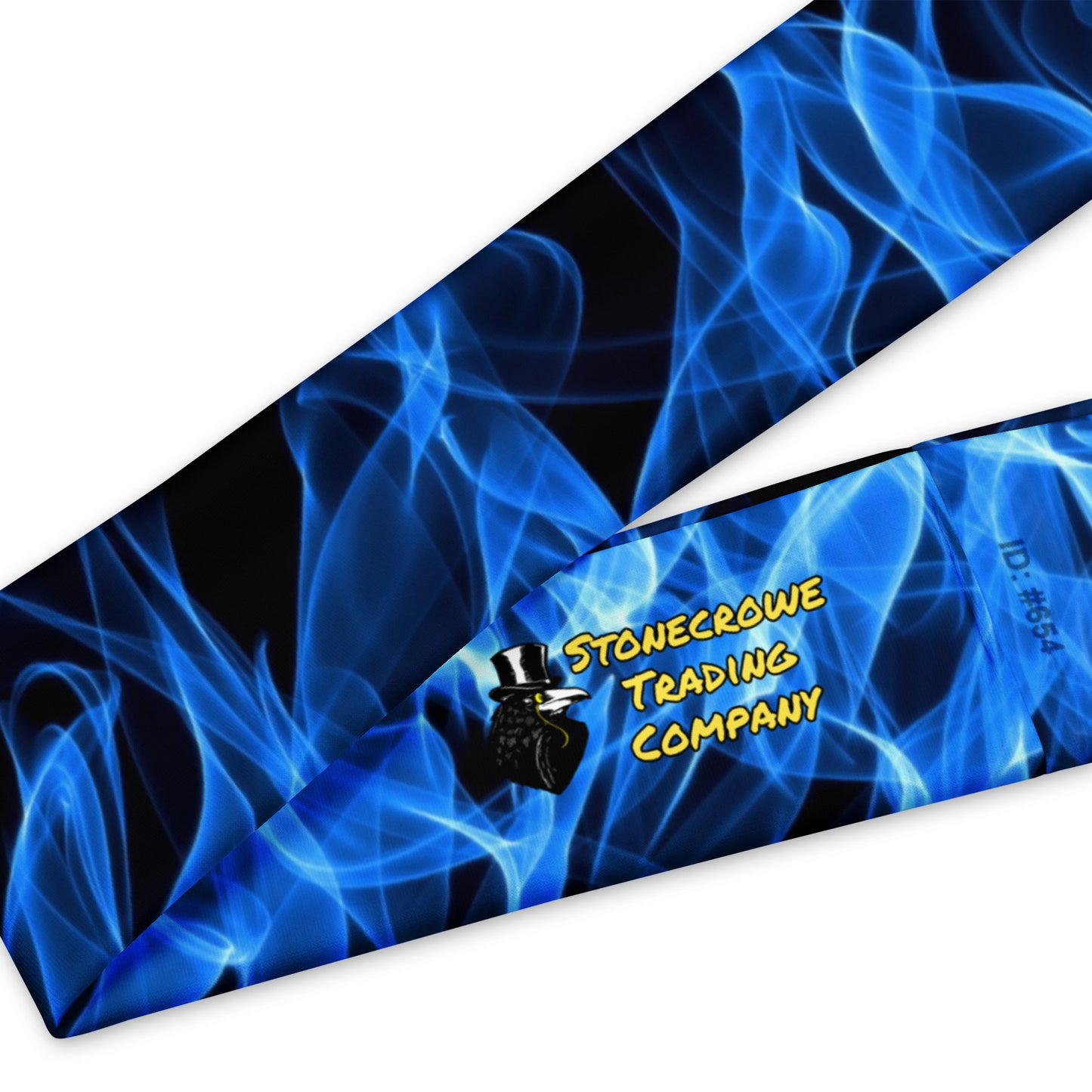 Blue Flames Headband