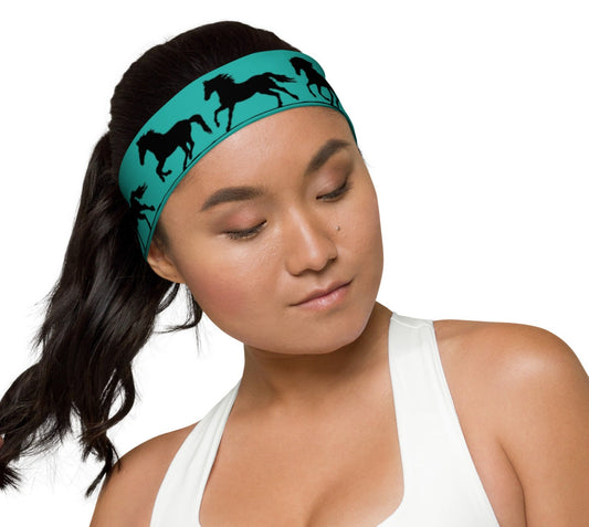 Running Horses Headband