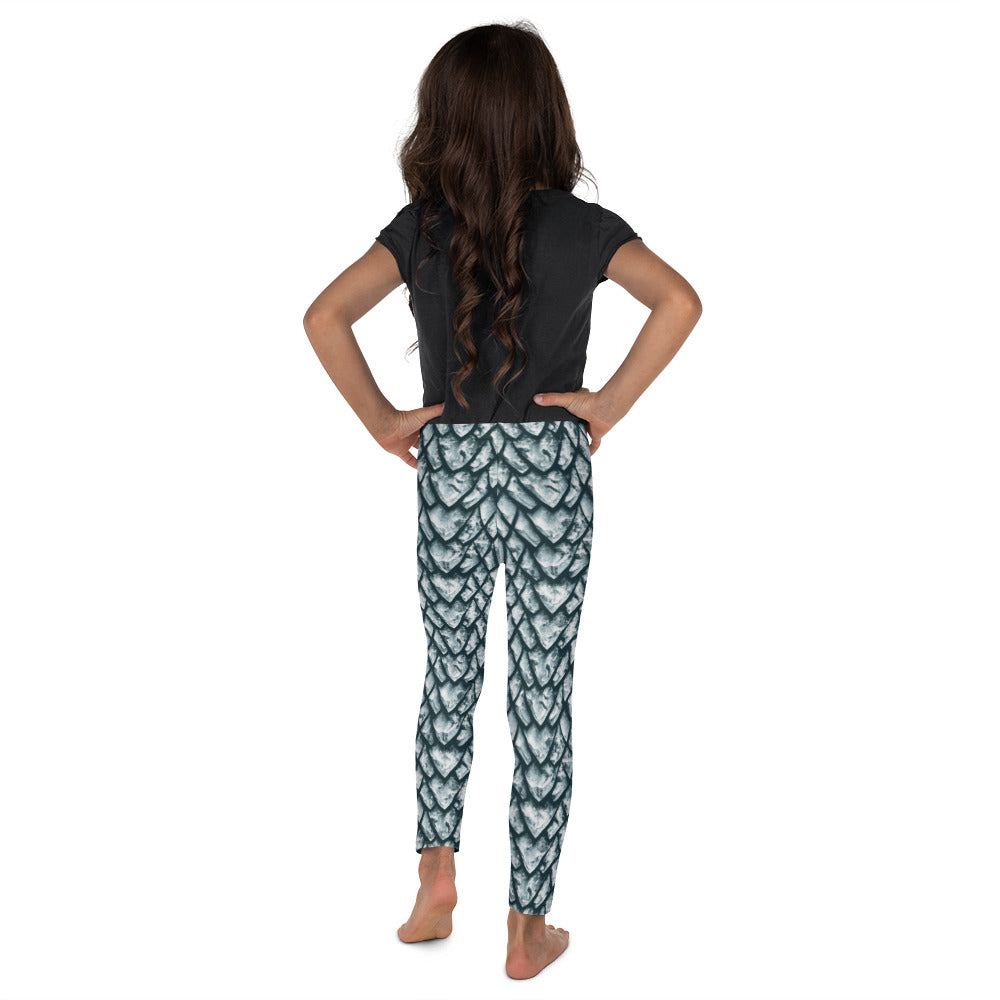 Ice Dragon Scale Kids' Leggings