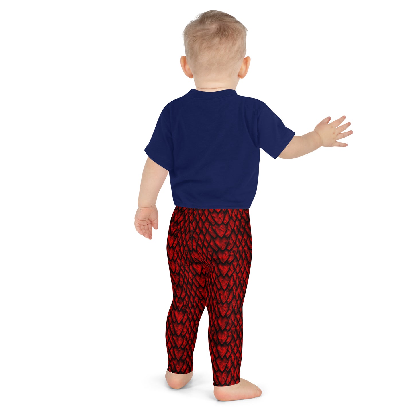 Ruby Dragon Scale Kids' Leggings