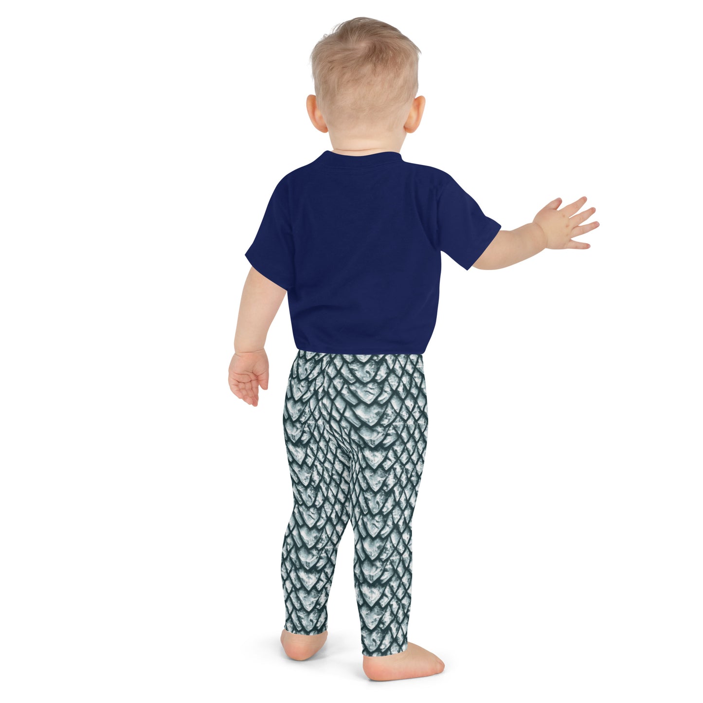 Ice Dragon Scale Kids' Leggings