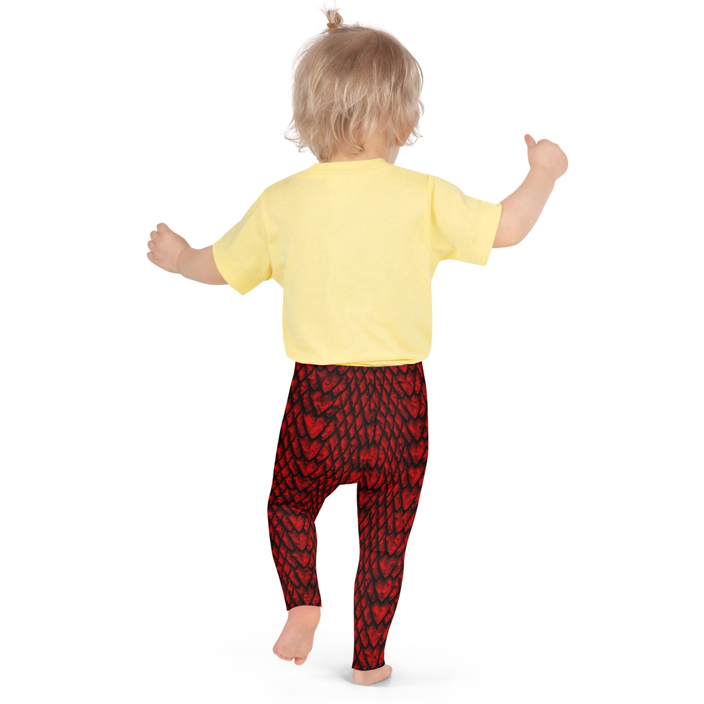 Ruby Dragon Scale Kids' Leggings