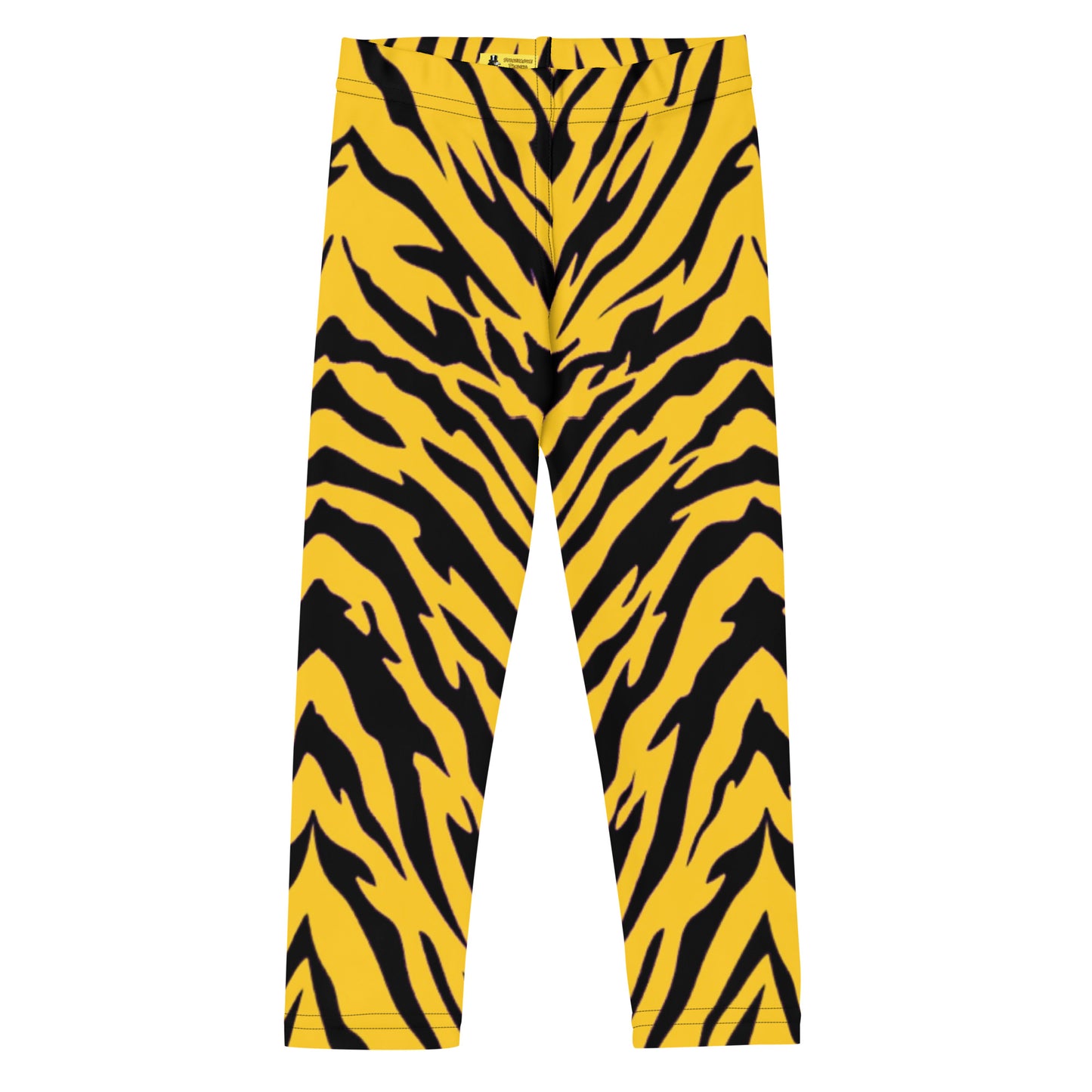 Black and Gold Tiger Stripes Kids' Leggings