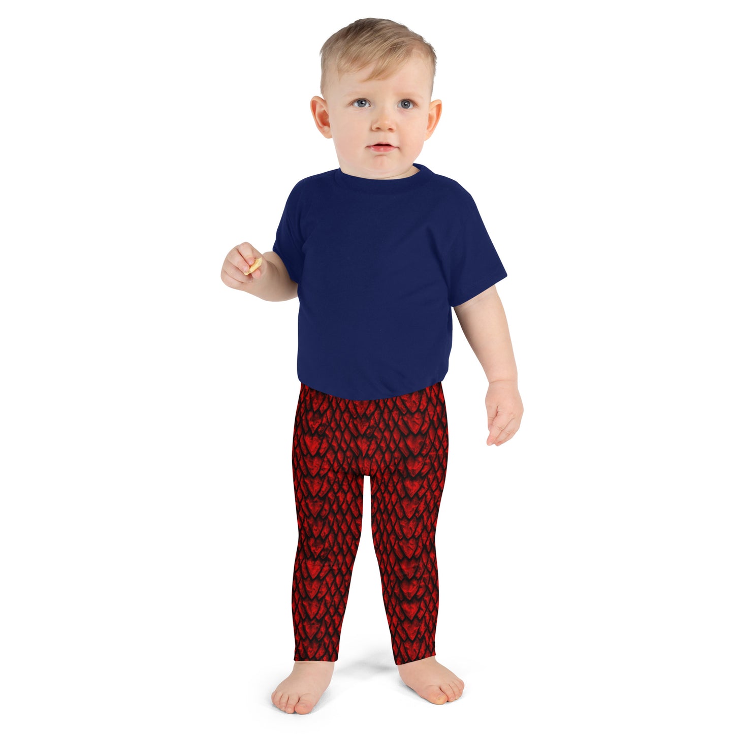 Ruby Dragon Scale Kids' Leggings