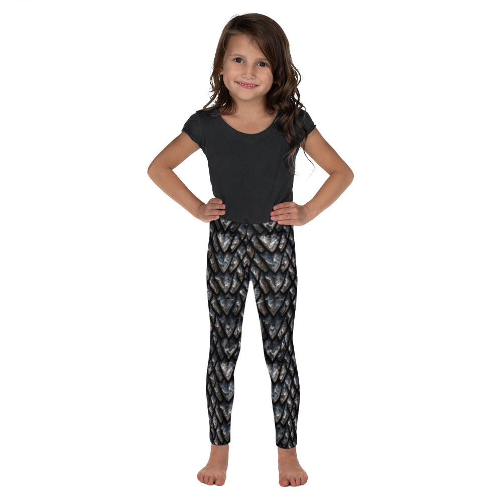 Onyx Dragon Scale Kids' Leggings