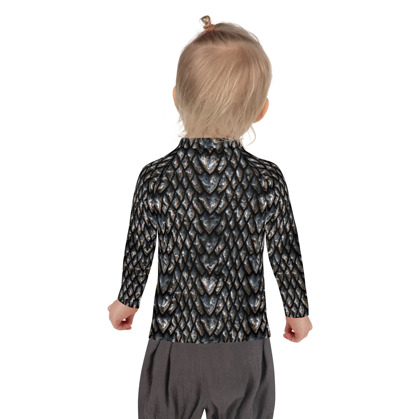 Onyx Dragon Scale Kids' Rash Guard