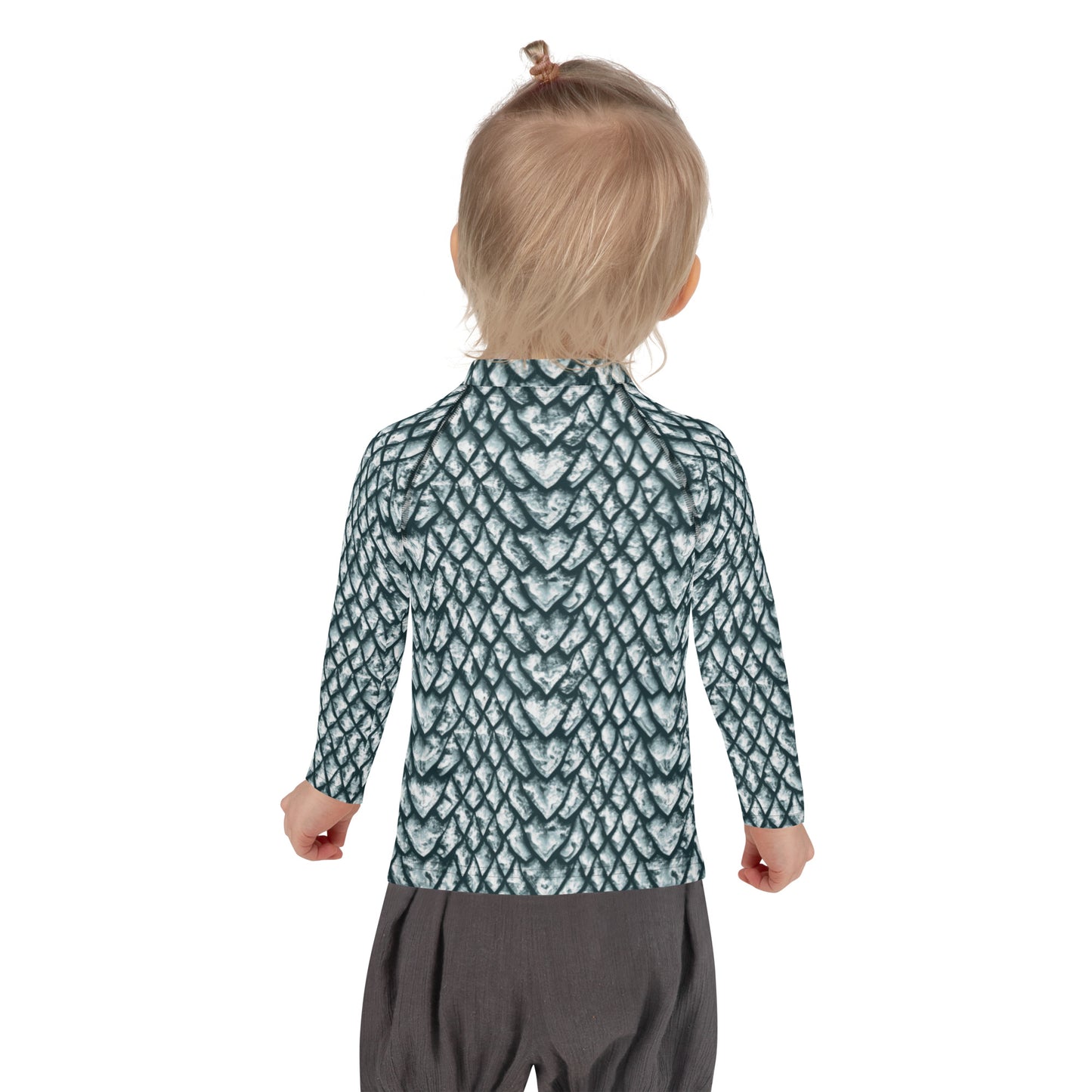 Ice Dragon Scale Kids' Rash Guard