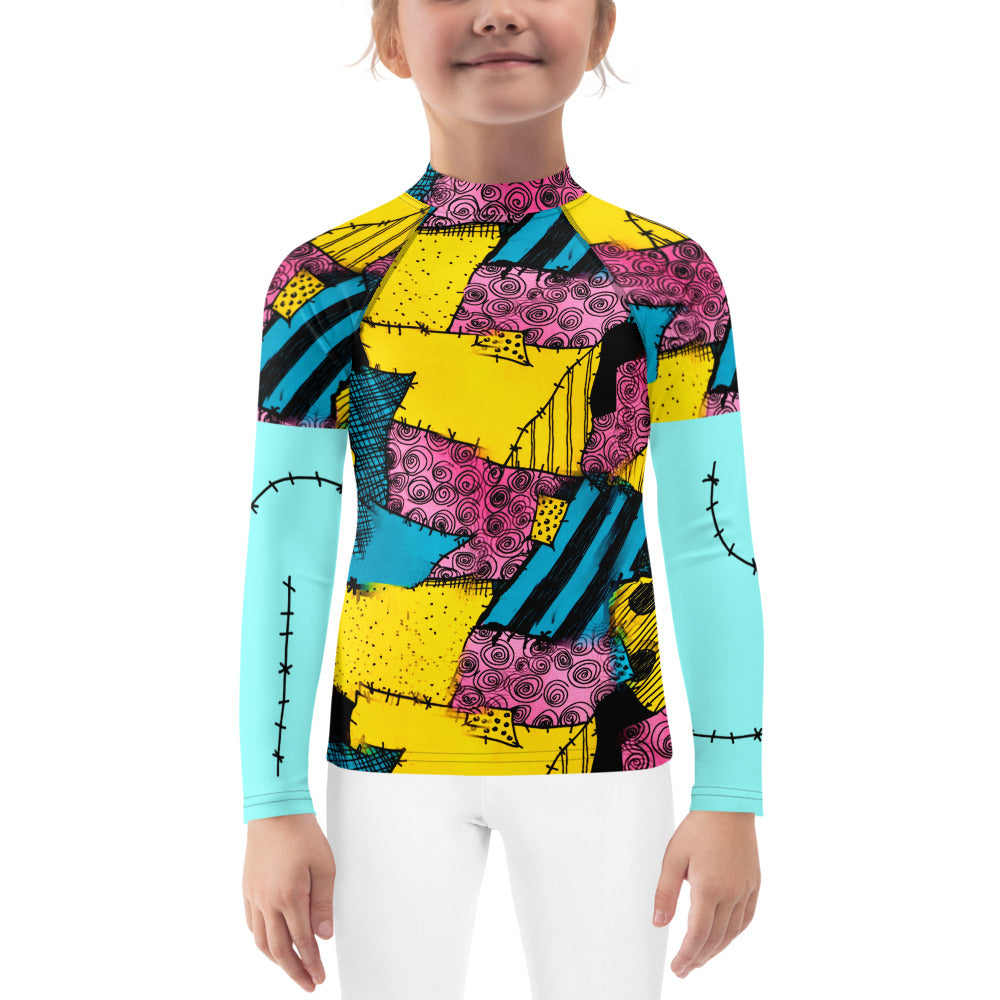 Sally Stitches Kids' Rash Guard