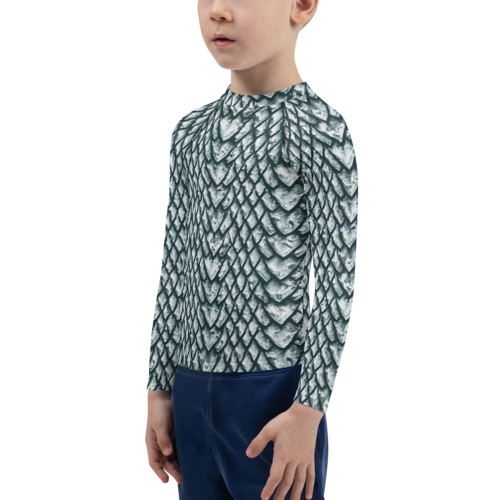 Ice Dragon Scale Kids' Rash Guard