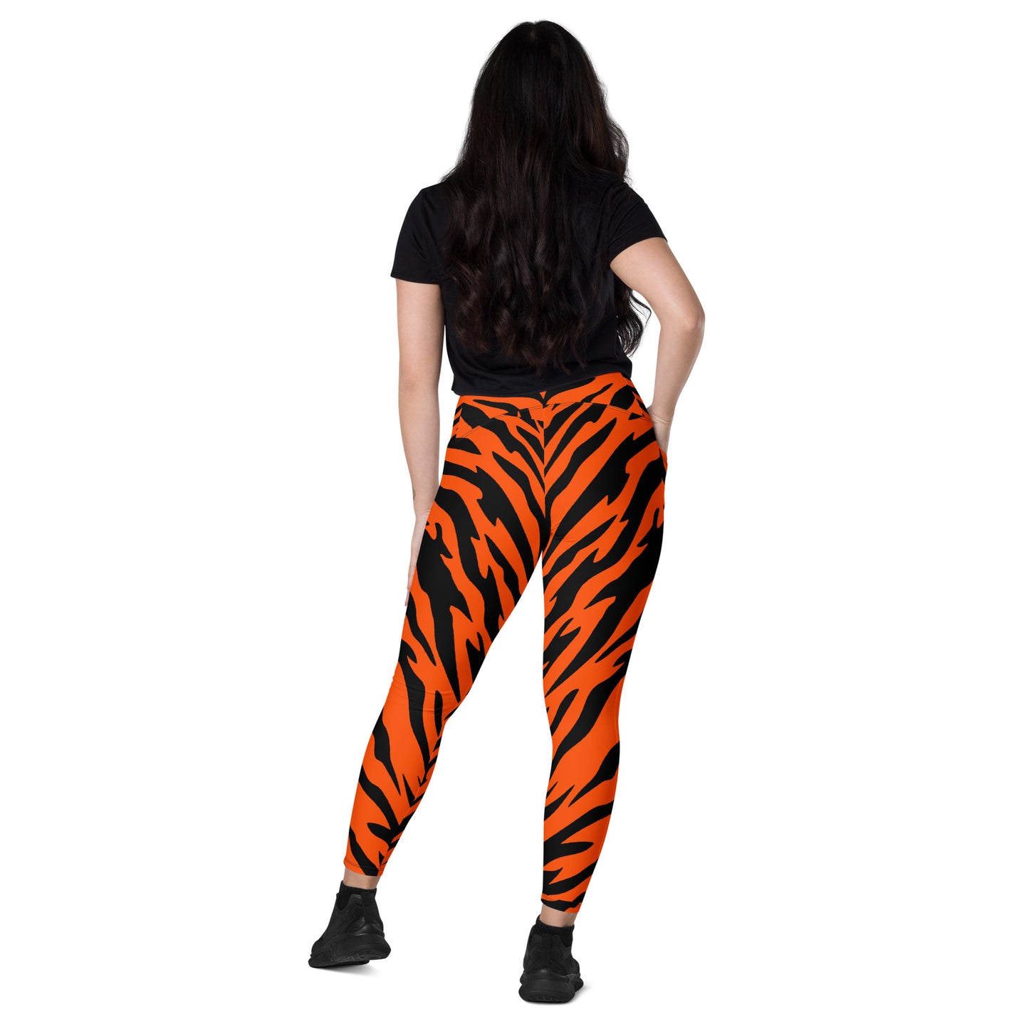 Bengal Tiger Stripe Leggings with Pockets