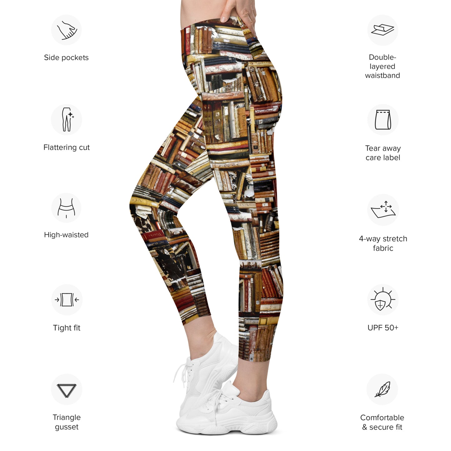 Bibliophile Leggings with Pockets