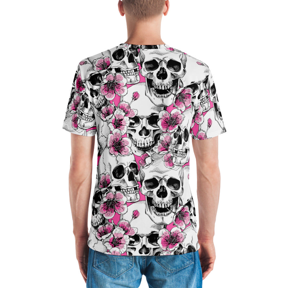 Skulls and Cherry Blossoms T-shirt