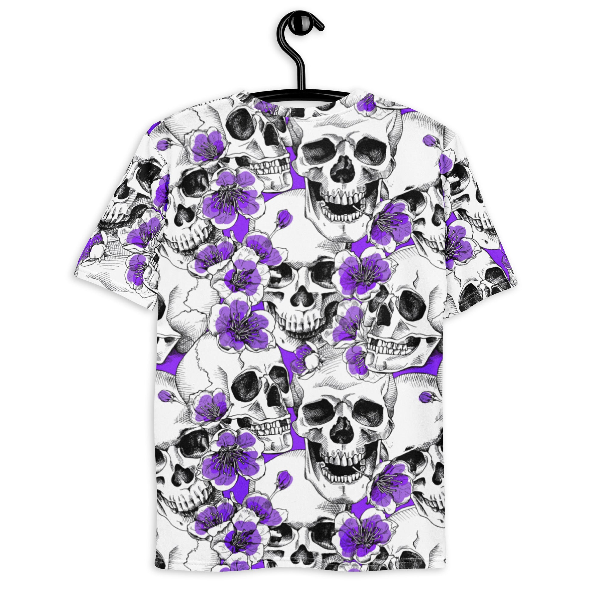 Skulls and Purple Blossoms T-shirt