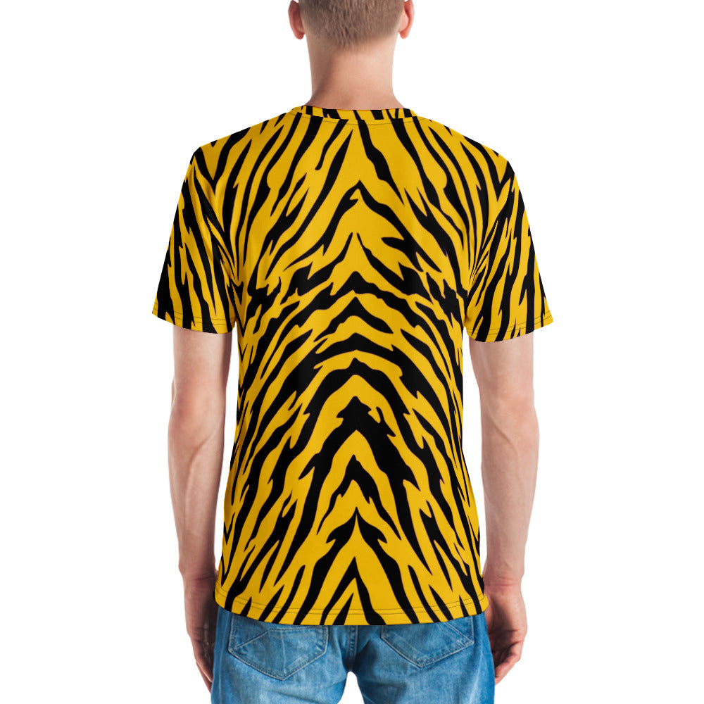 Black and Gold Tiger Stripes Unisex T-shirt