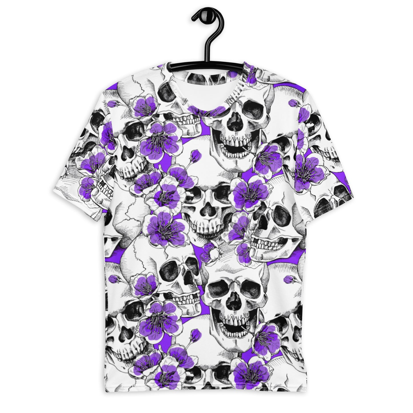 Skulls and Purple Blossoms T-shirt