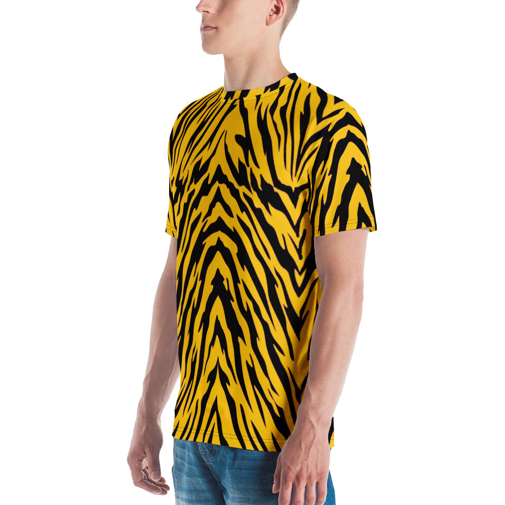 Black and Gold Tiger Stripes Unisex T-shirt