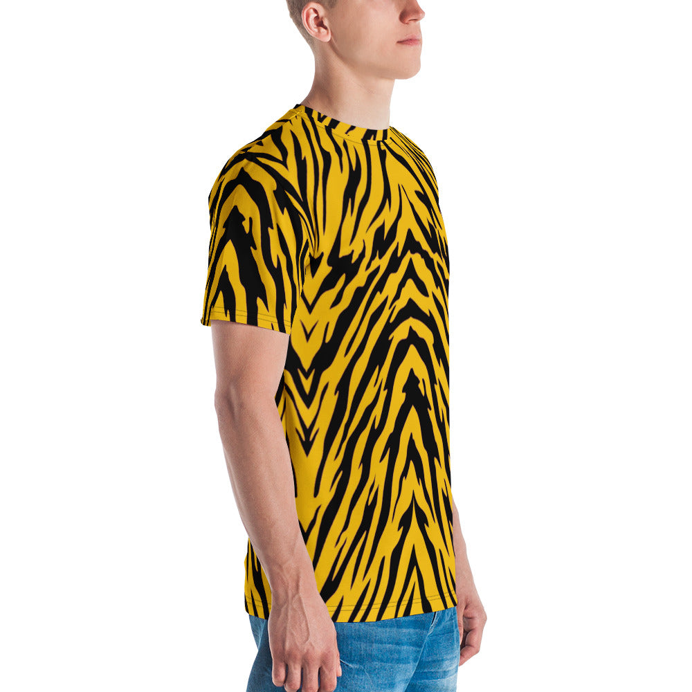 Black and Gold Tiger Stripes Unisex T-shirt