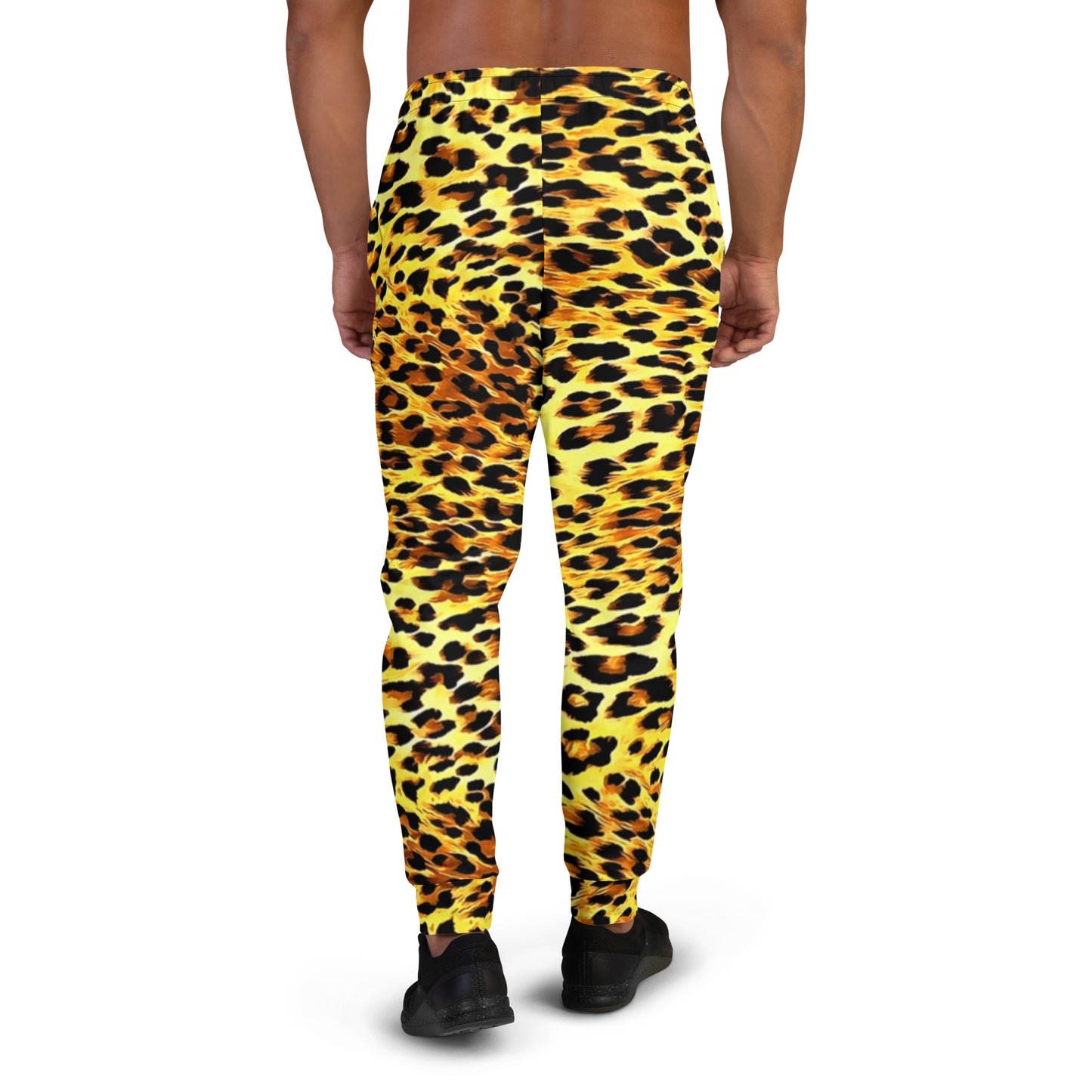 Leopard Print Men's Slim Fit Joggers