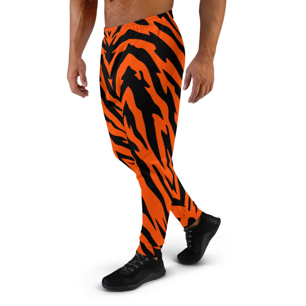 Bengal Tiger Stripe Men's Slim Fit Joggers