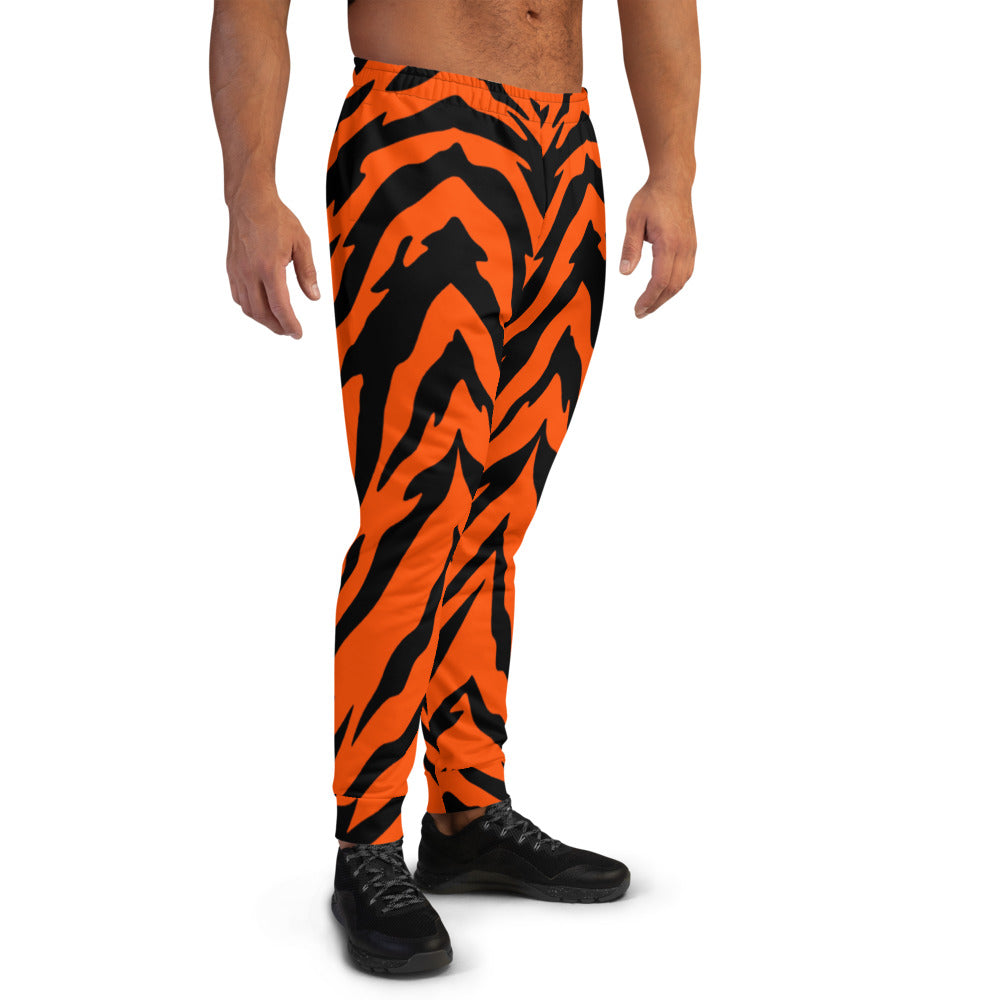 Bengal Tiger Stripe Men's Slim Fit Joggers