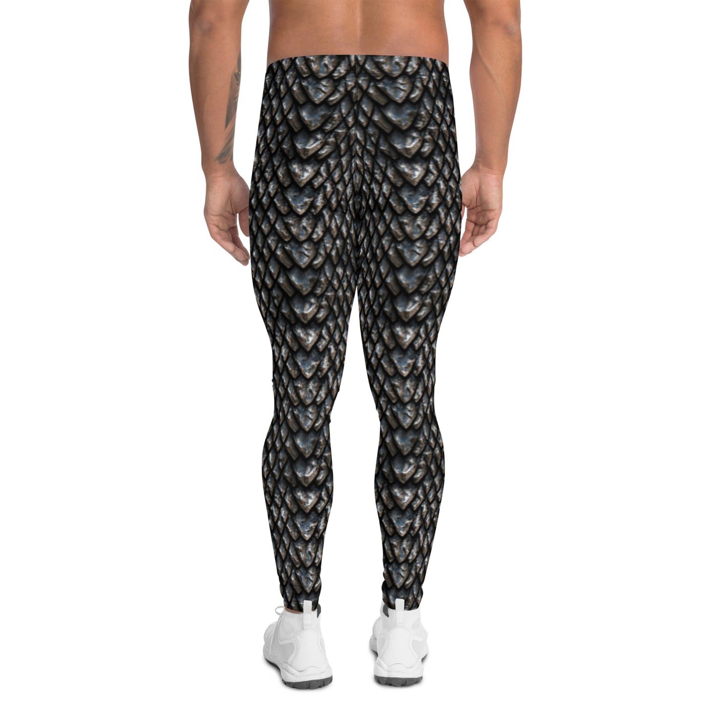 Onyx Dragon Scale Men's Leggings