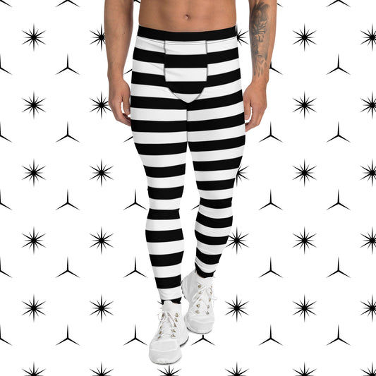 Prison Stripes Men's Leggings