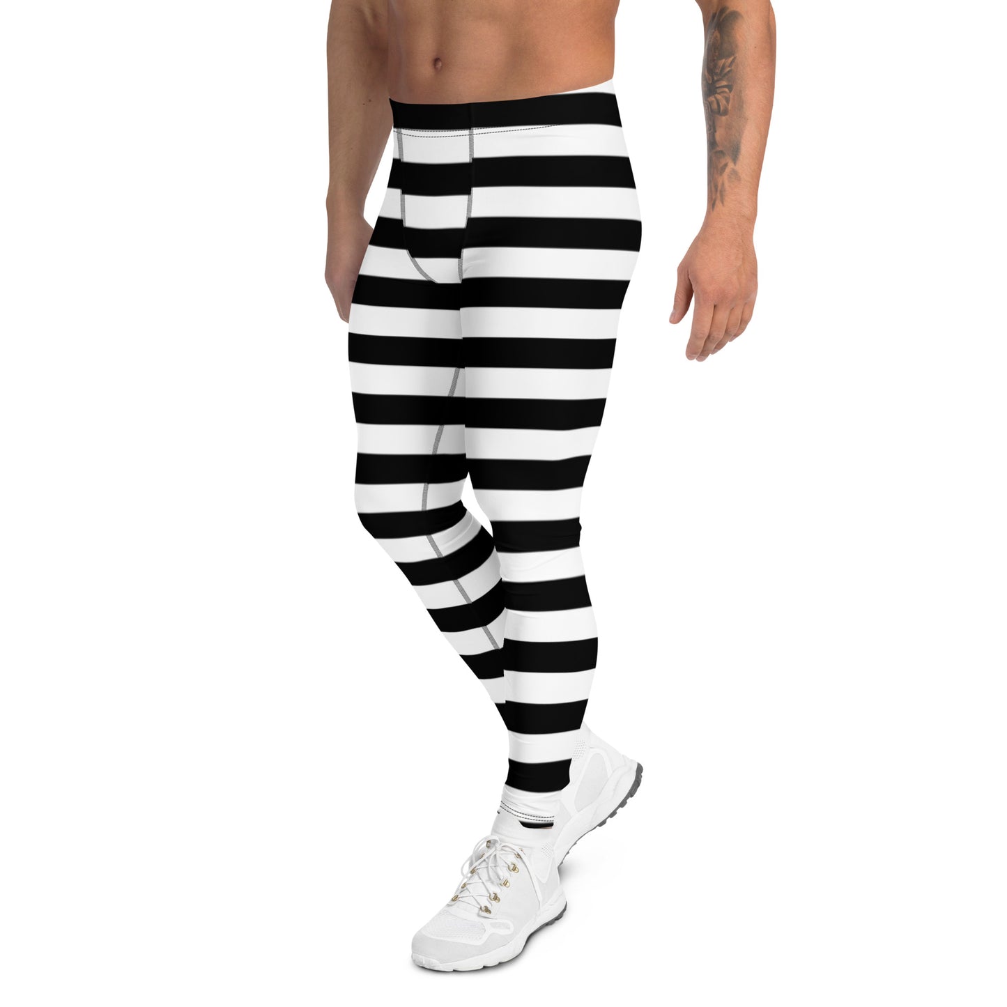 Prison Stripes Men's Leggings