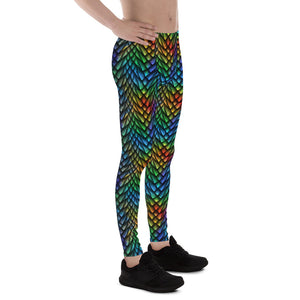 Men's Rainbow Dragon Hide Leggings