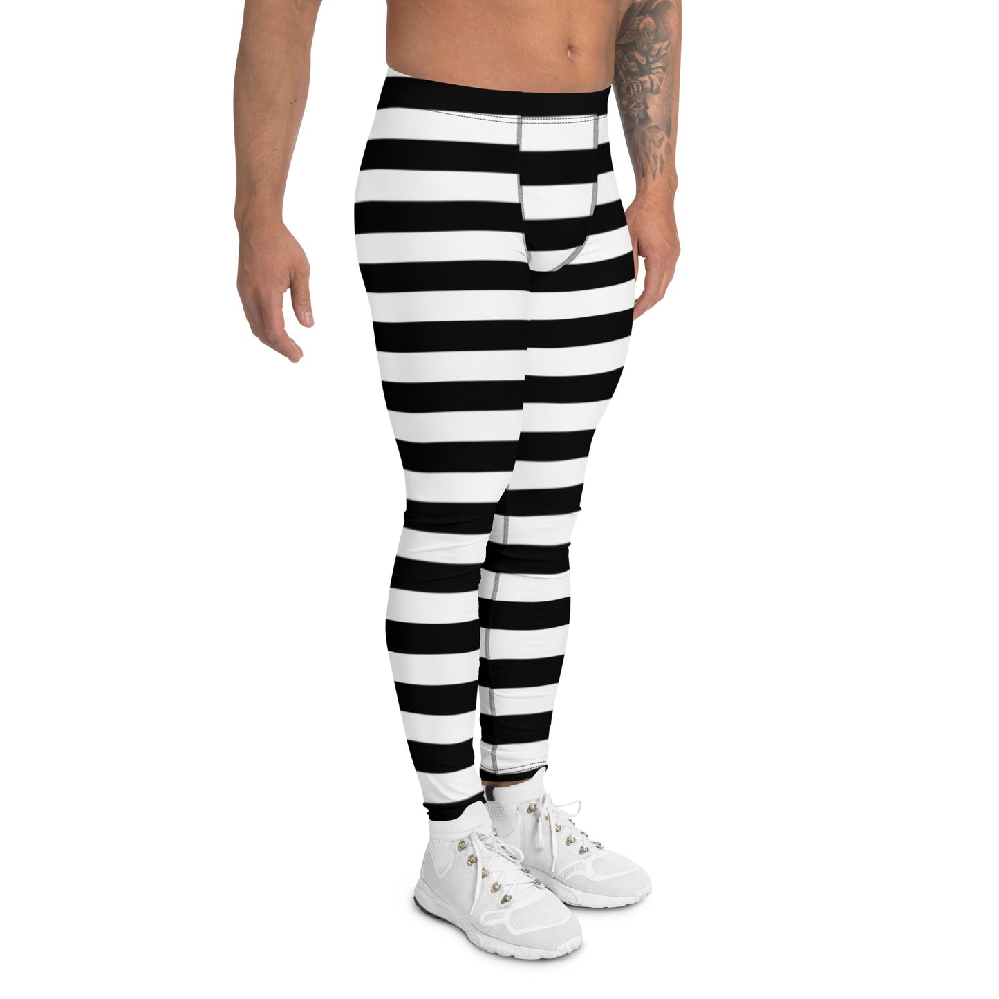 Prison Stripes Men's Leggings