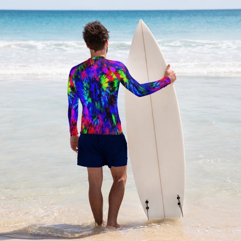 Tie Dye Eye Men's Rash Guard