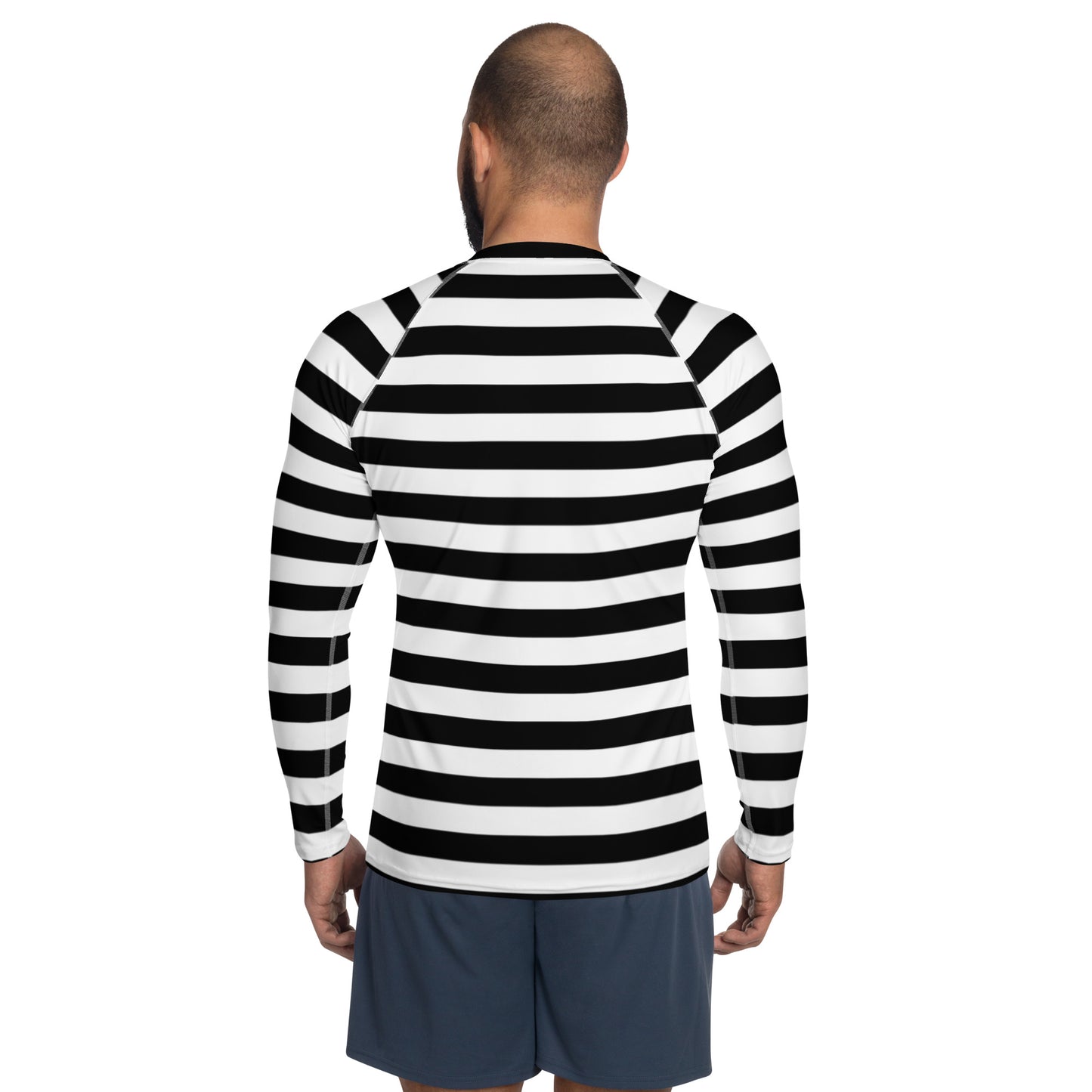 Prison Stripes Men's Rash Guard