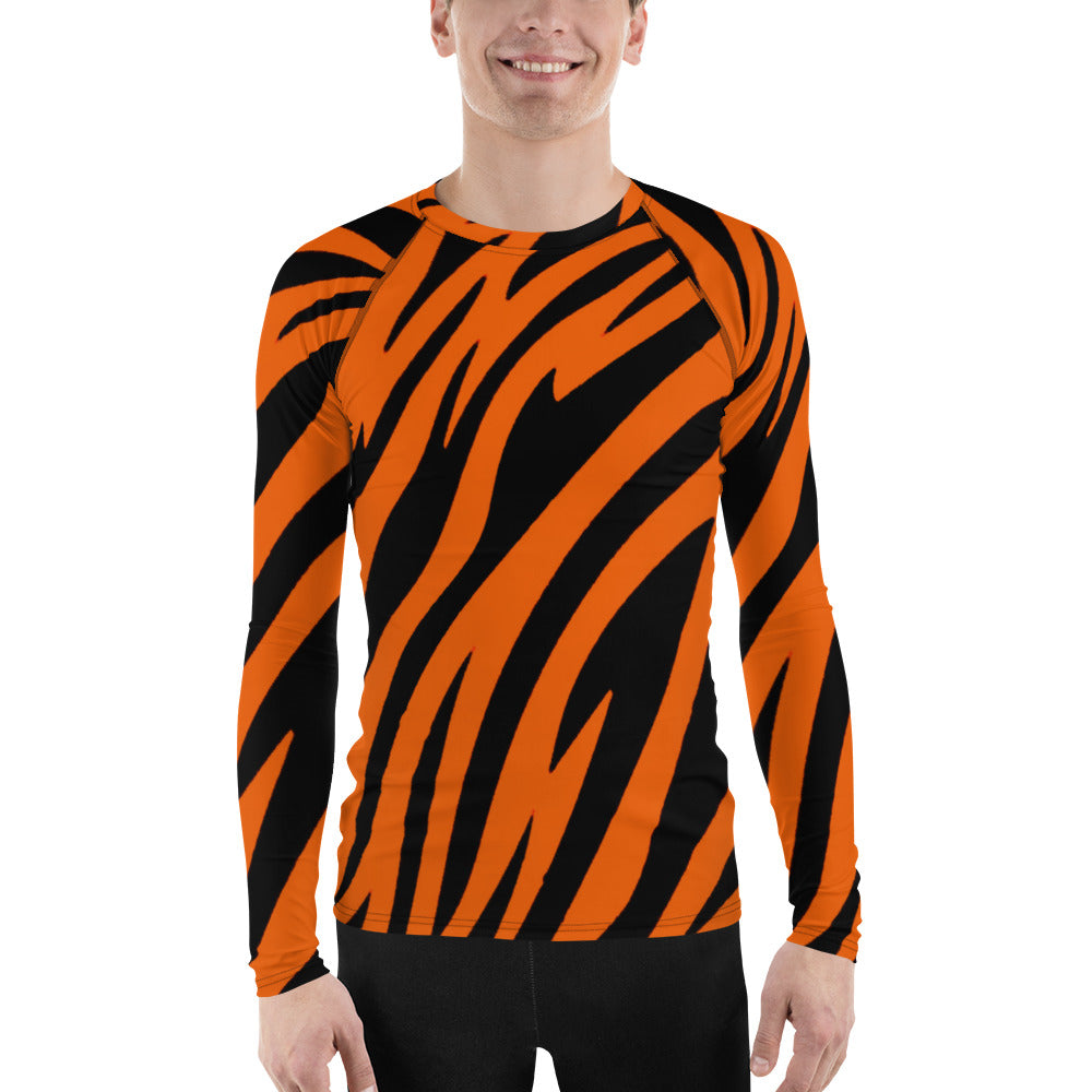 Tiger Stripe Men's Rash Guard