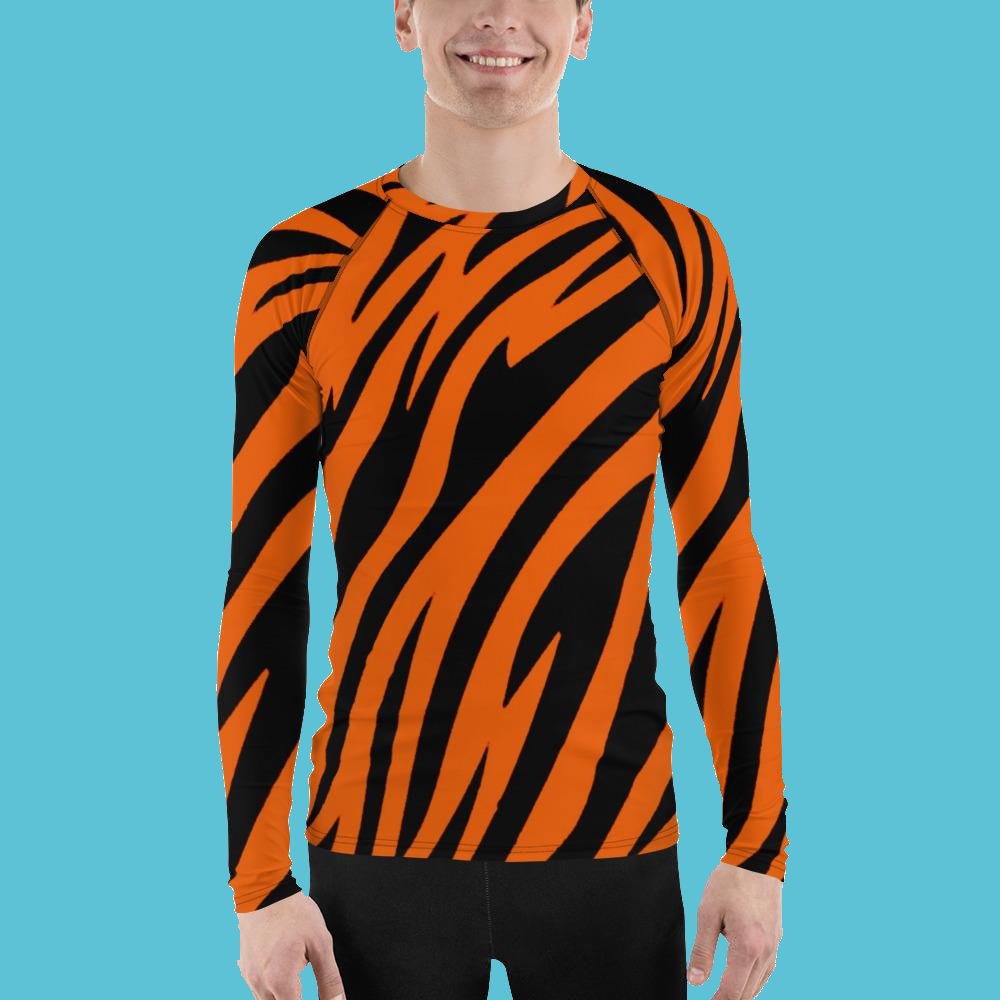 Tiger Stripe Men's Rash Guard