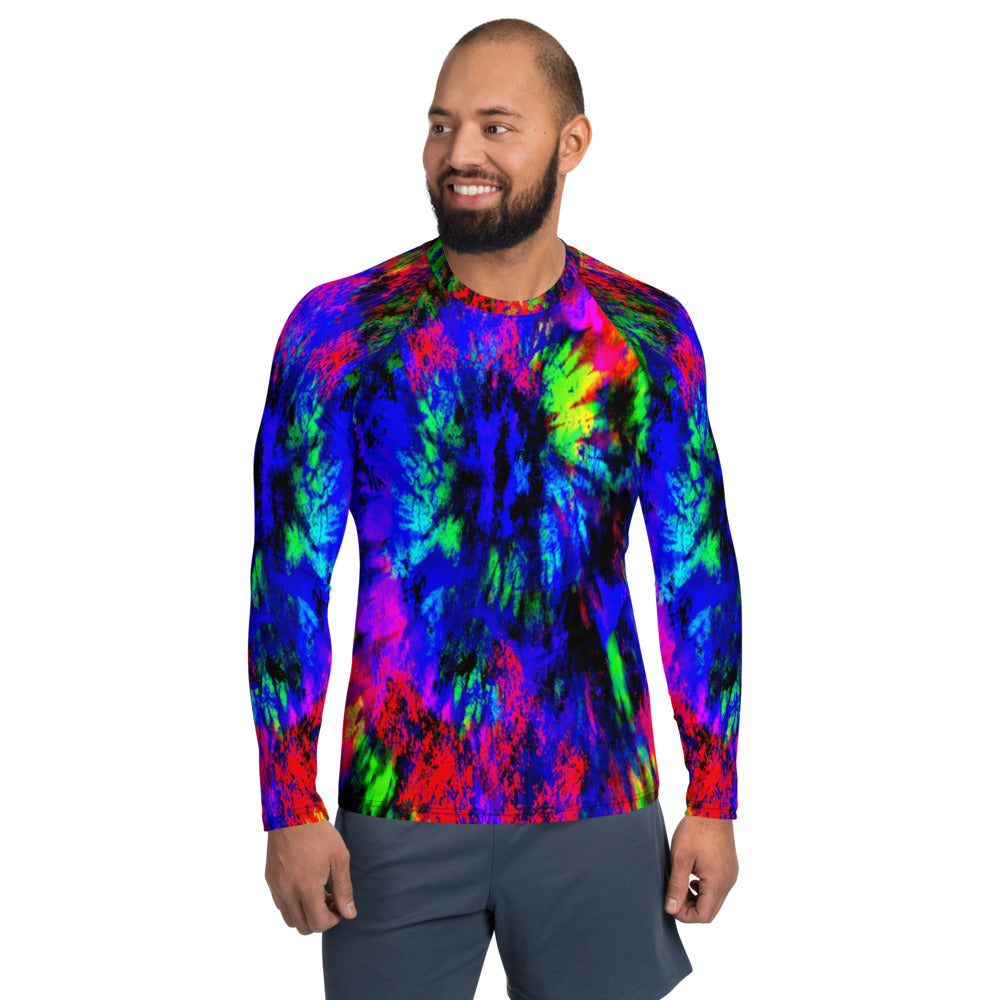 Tie Dye Eye Men's Rash Guard