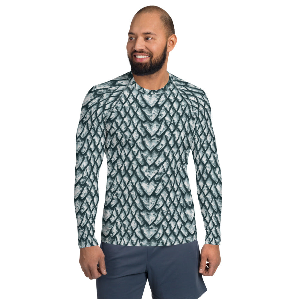 Ice Dragon Scale Men's Rash Guard