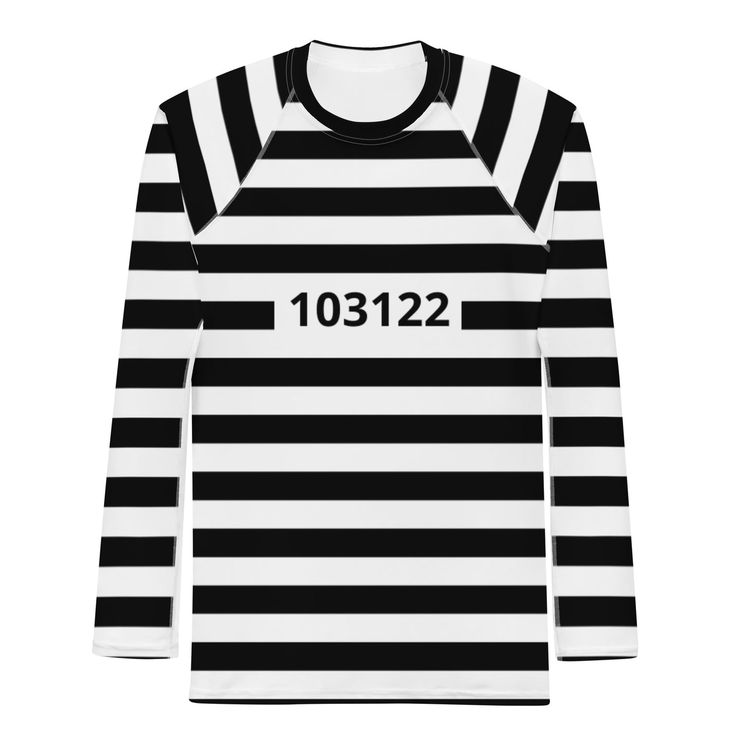 Prison Stripes Men's Rash Guard