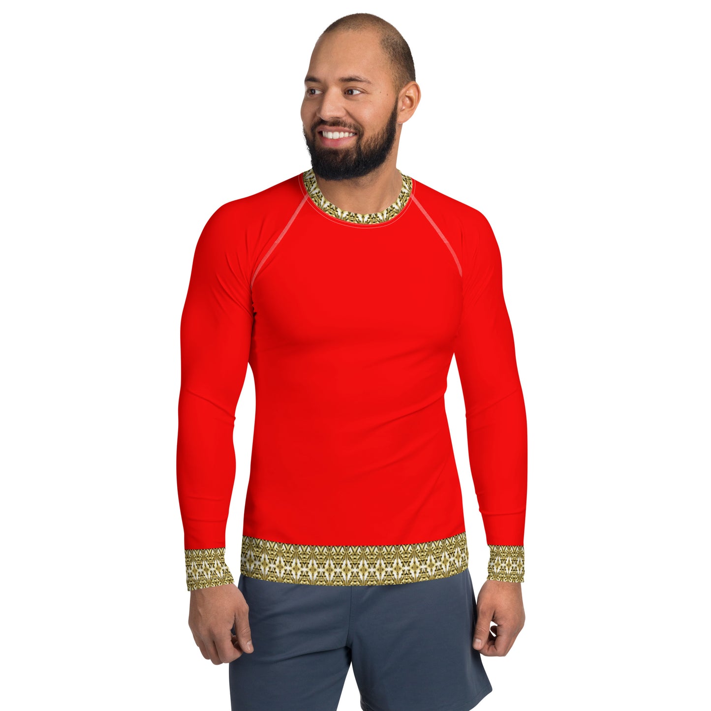 Santa Claus Men's Rash Guard