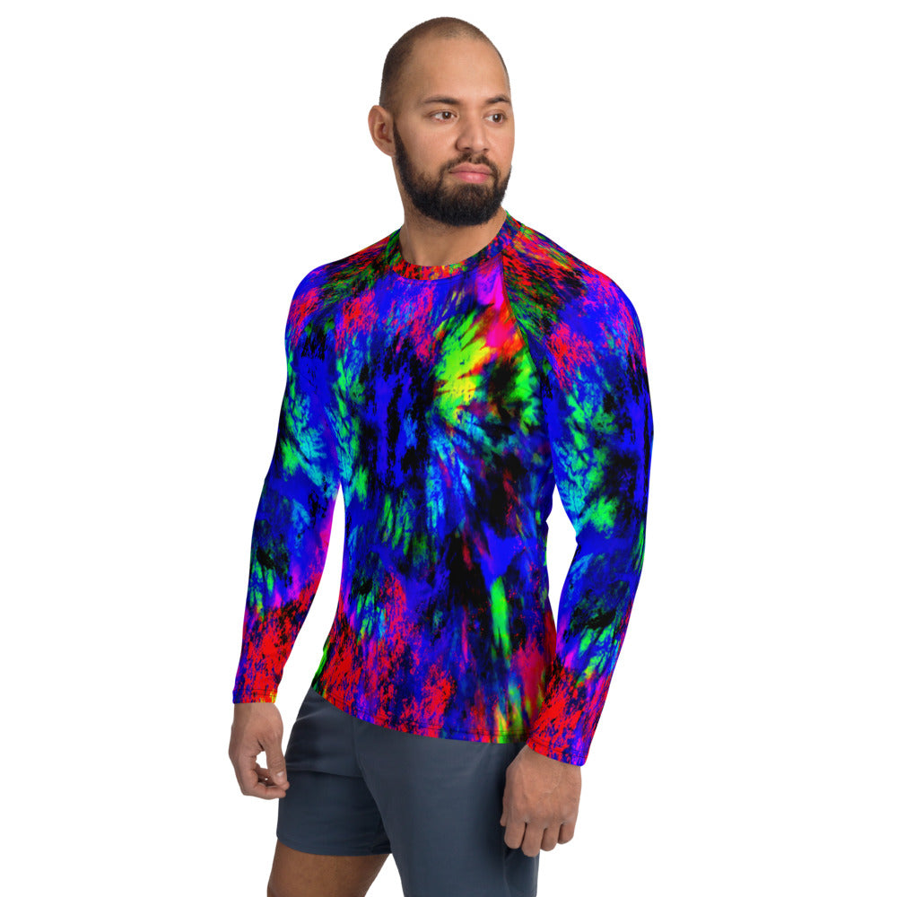 Tie Dye Eye Men's Rash Guard