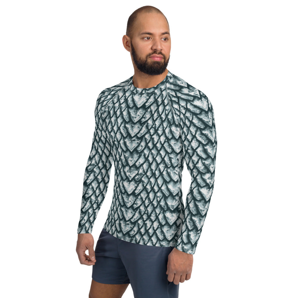 Ice Dragon Scale Men's Rash Guard