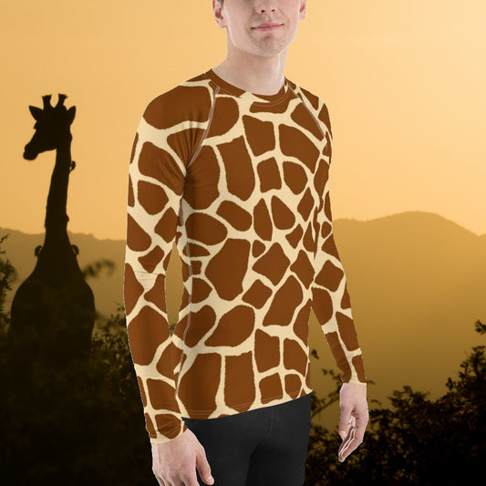 Giraffe Spots Men's Rash Guard