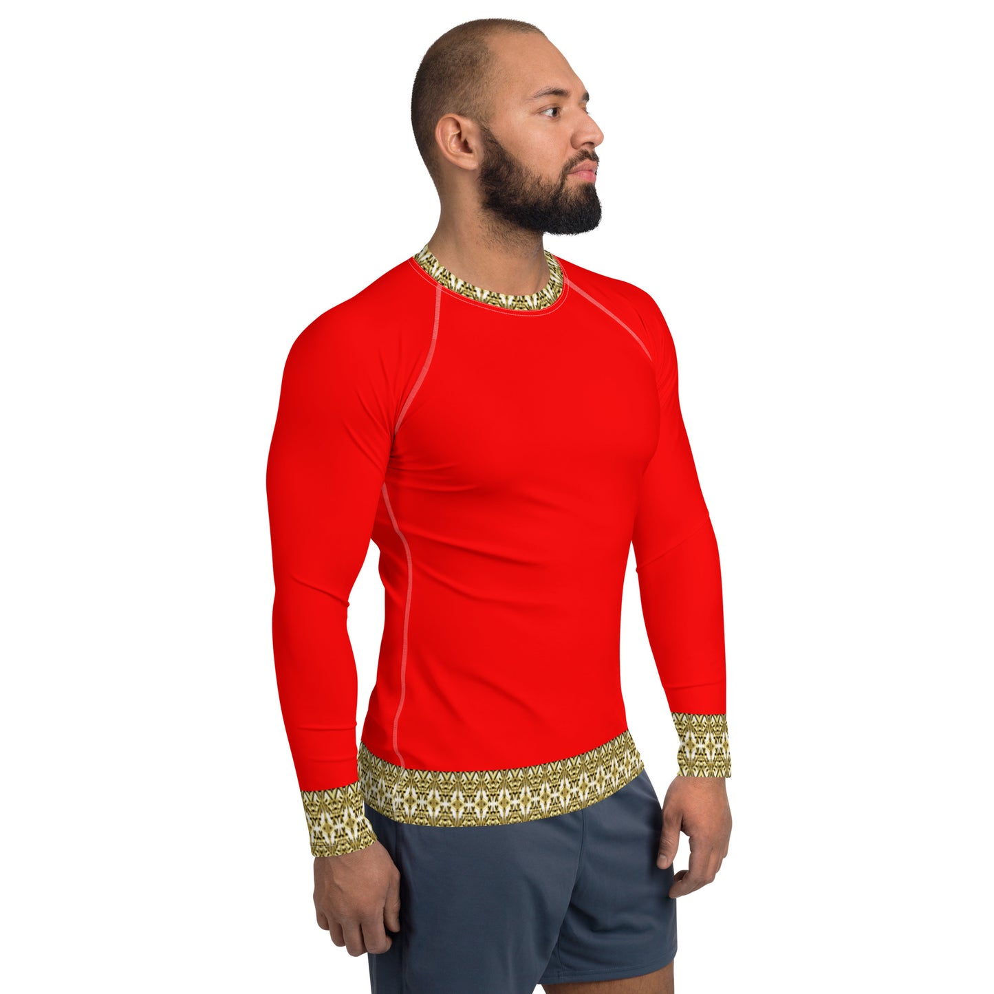 Santa Claus Men's Rash Guard