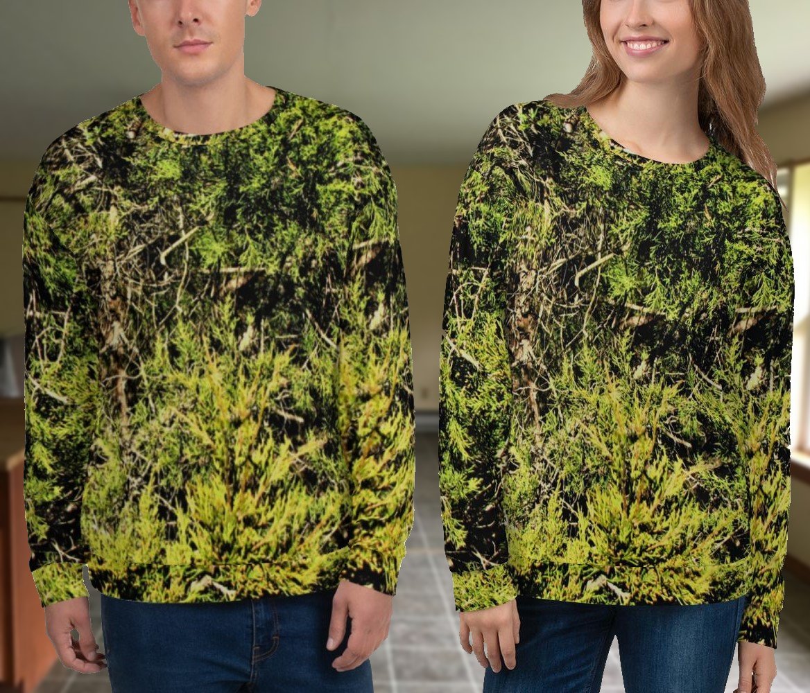 Real Cedar Camo Print Unisex Sweatshirt