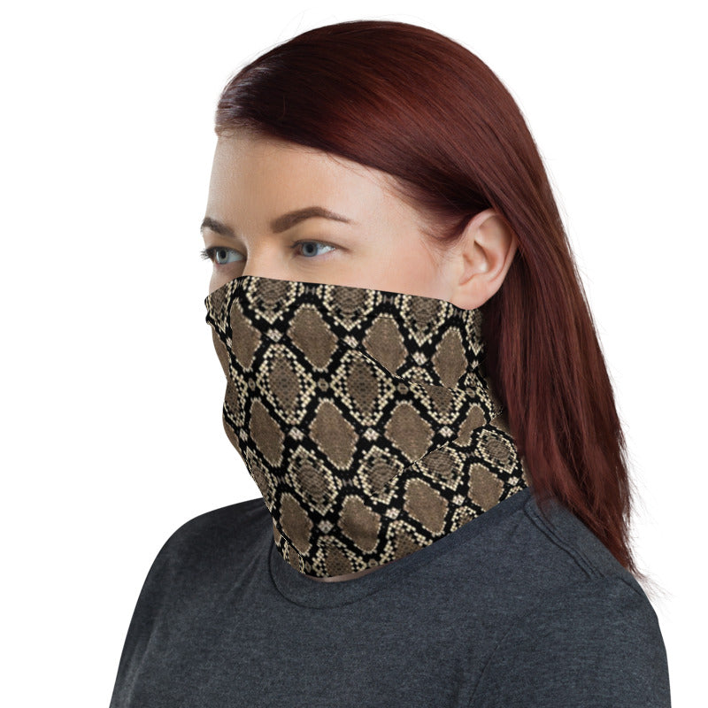 Rattlesnake Print Neck Gaiter