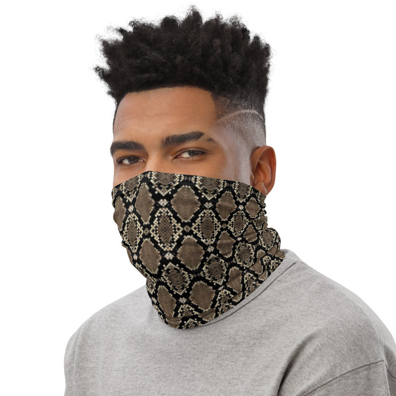 Rattlesnake Print Neck Gaiter