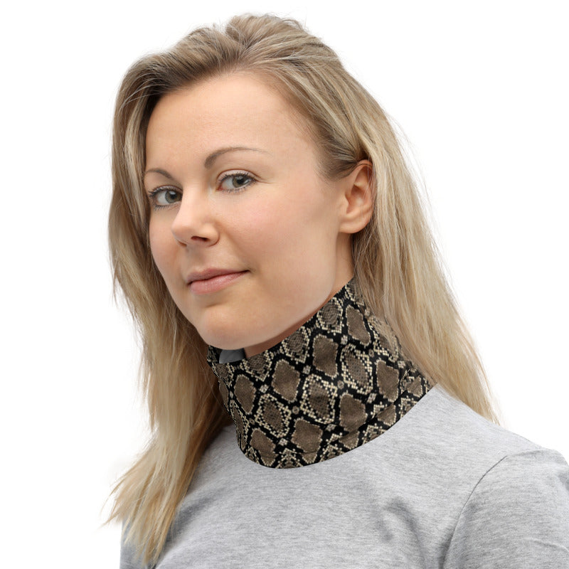 Rattlesnake Print Neck Gaiter